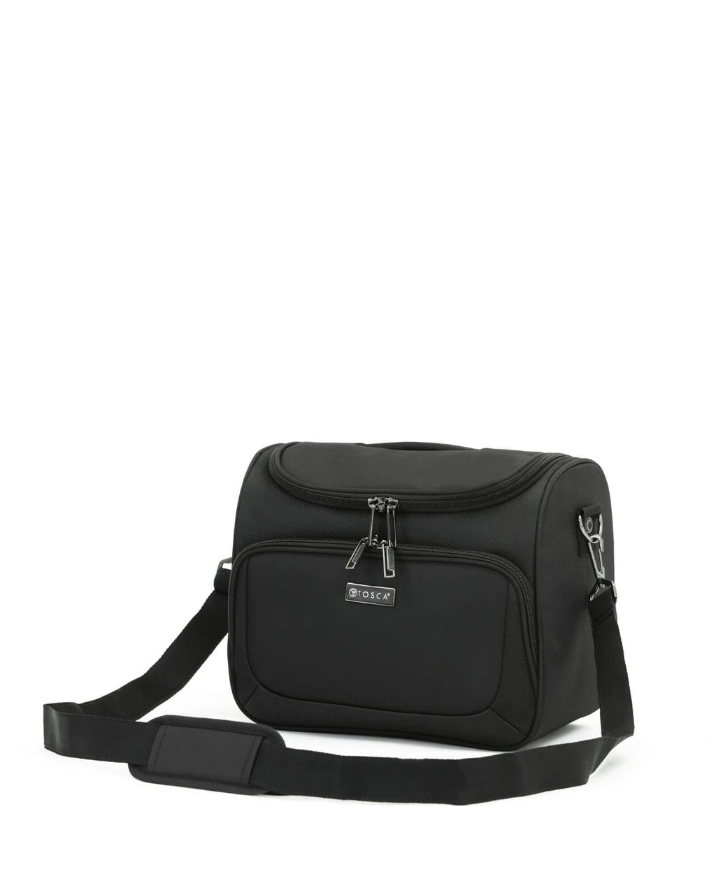 Tosca Gold Oakmont Carry-On Beauty Case - 14L - Black Front Left Image 1