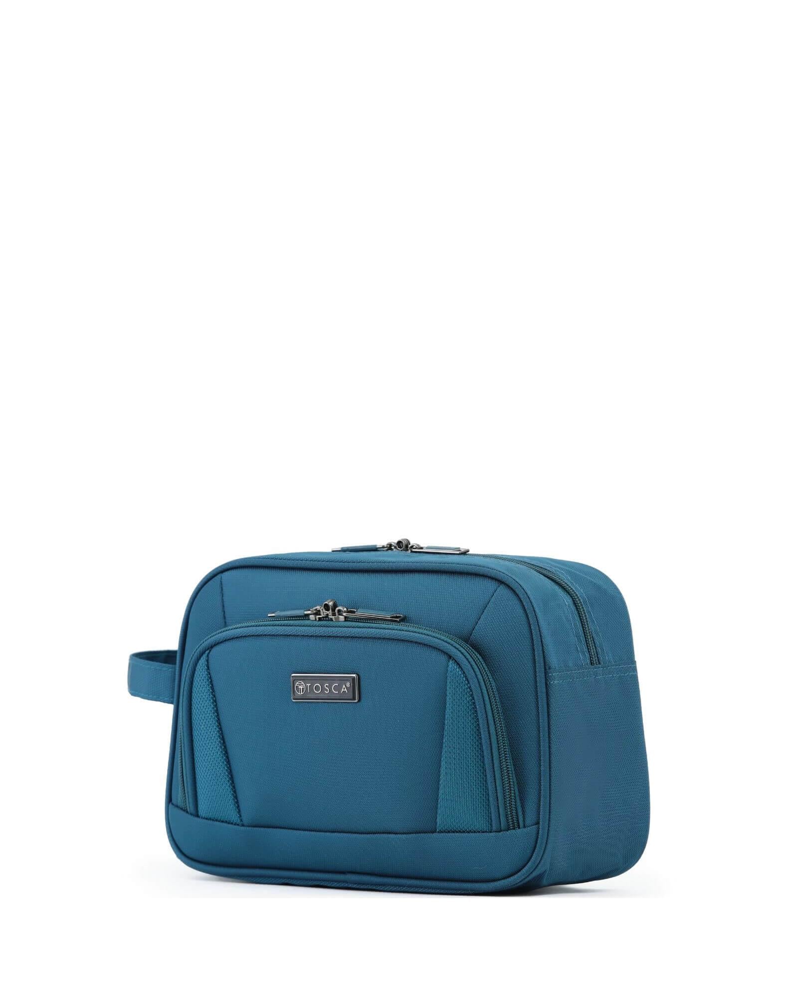 Tosca Gold Oakmont Wetpack Toiletry Bag - Teal Front Image 1