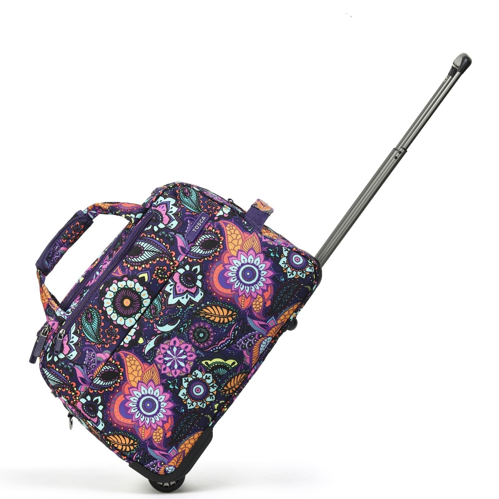 Tosca So Lite Wheeled Carry-On Duffle Bag - Paisley