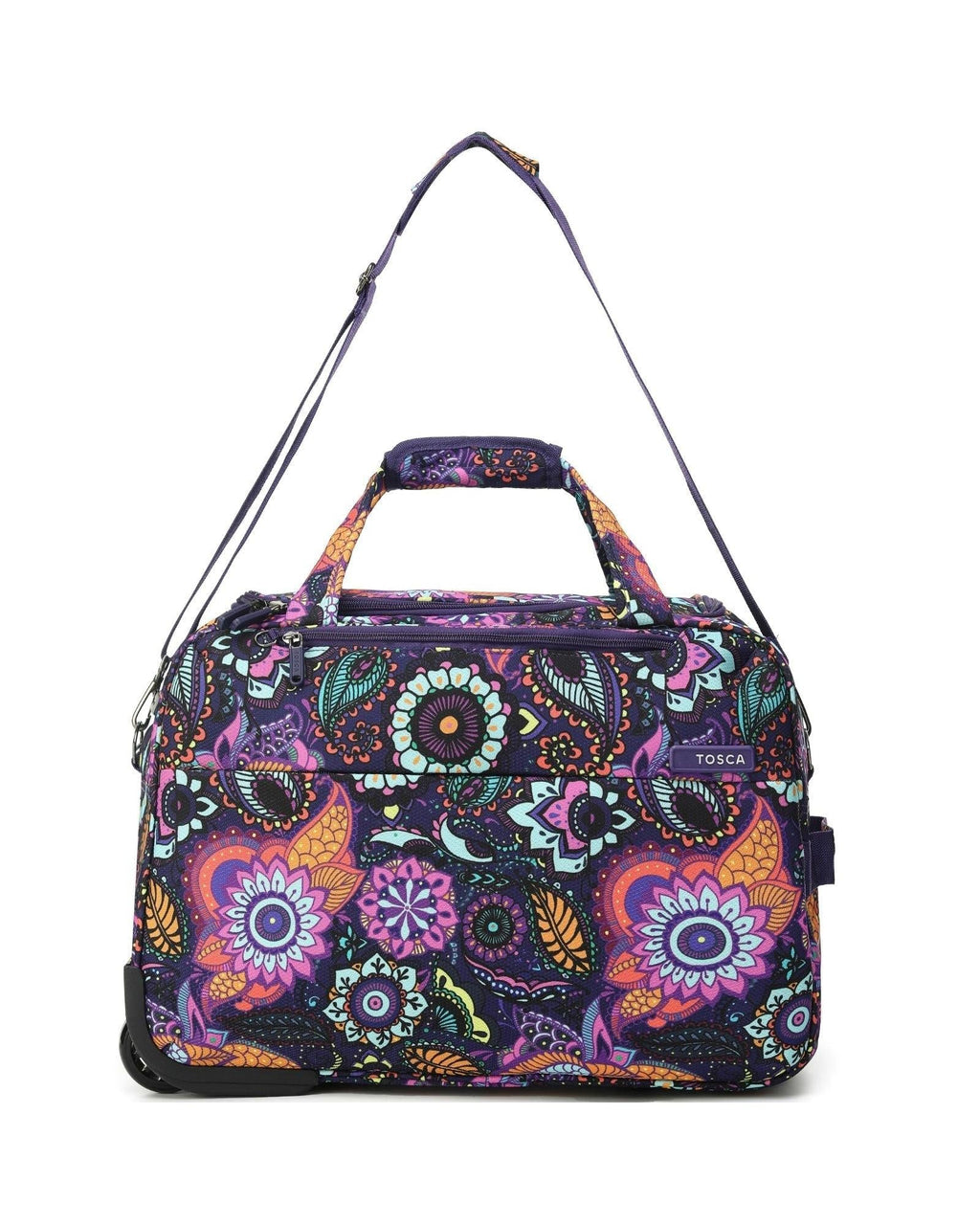 Tosca So Lite Wheeled Carry-On Duffle Bag - Paisley Front Image 2