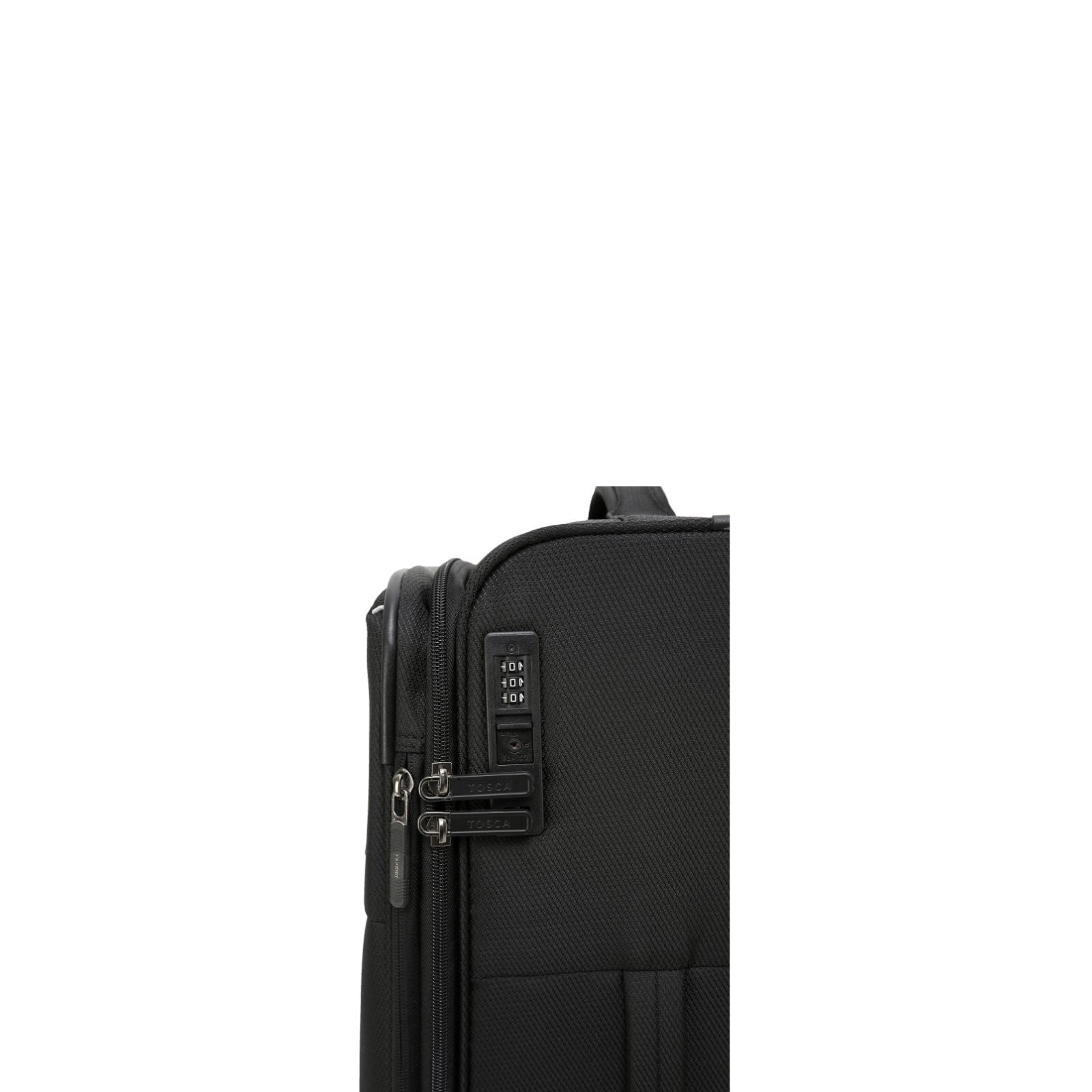 Tosca So Lite Expandable Softside Carry-On Spinner Suitcase - 54cm - Black