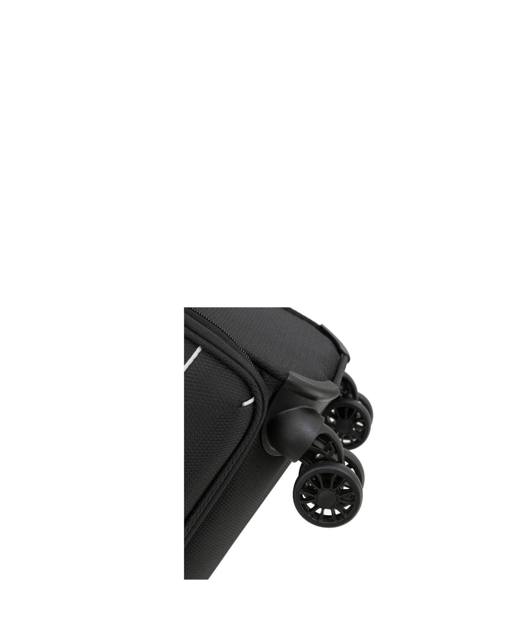 Tosca So Lite Expandable Softside Carry-On Spinner Suitcase - 54cm - Black Image 8