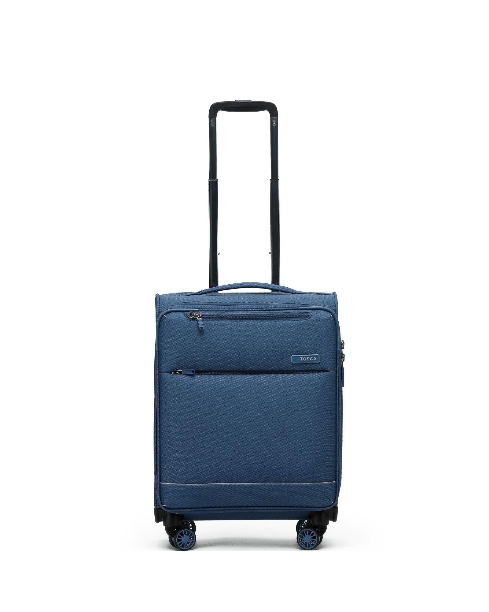 Toscaくん Tosca So Lite Softside EXP Small / Cabin 54cm Suitcase Blue