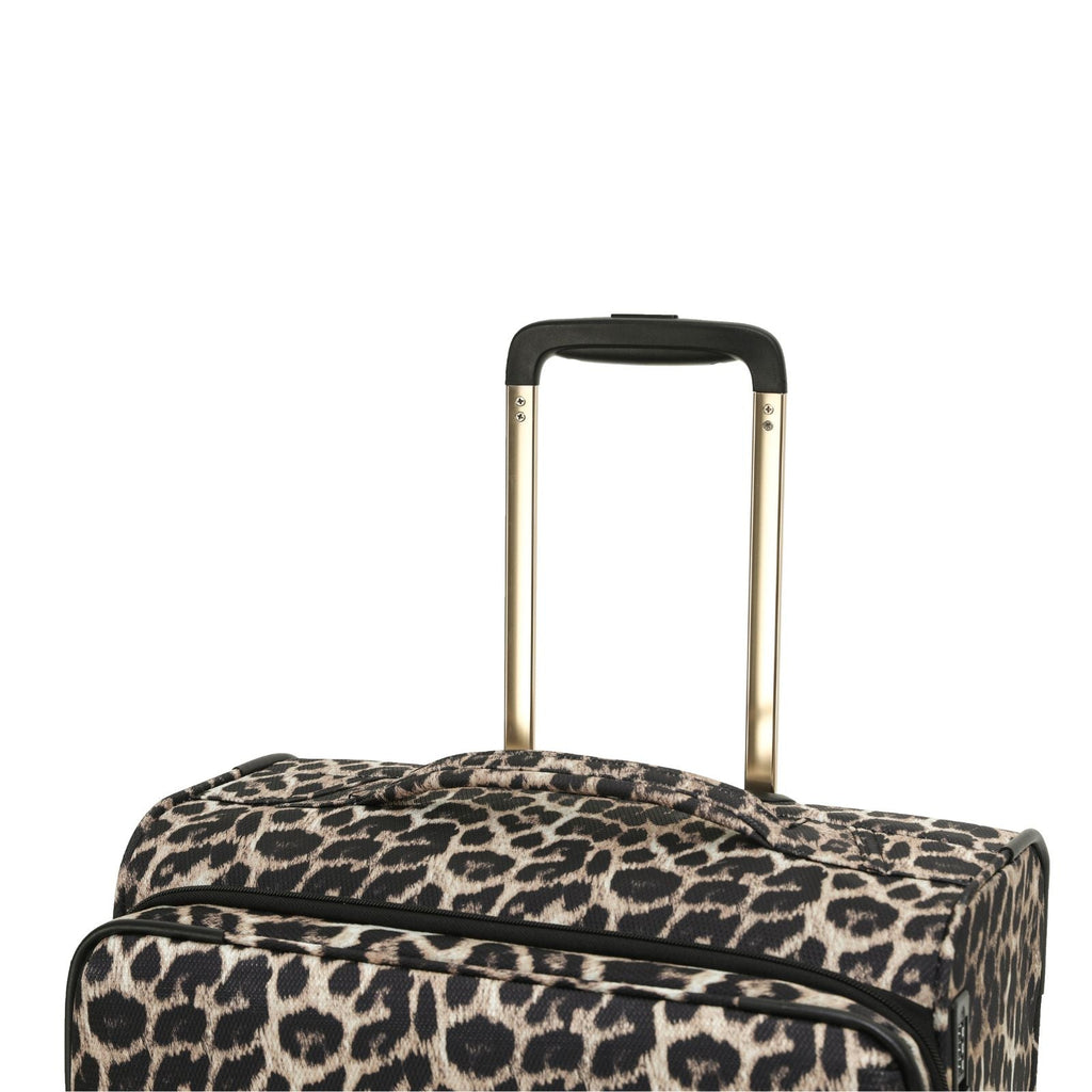 Tosca So Lite Expandable Softside Carry-On Spinner Suitcase - 54cm - Leopard Image 8