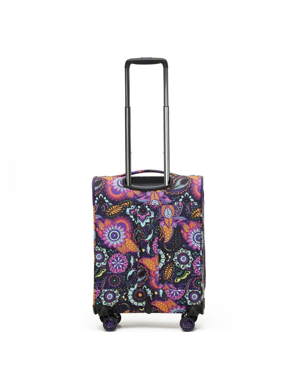 Tosca So Lite Expandable Softside Carry-On Spinner Suitcase - 54cm - Paisley Back Image 3