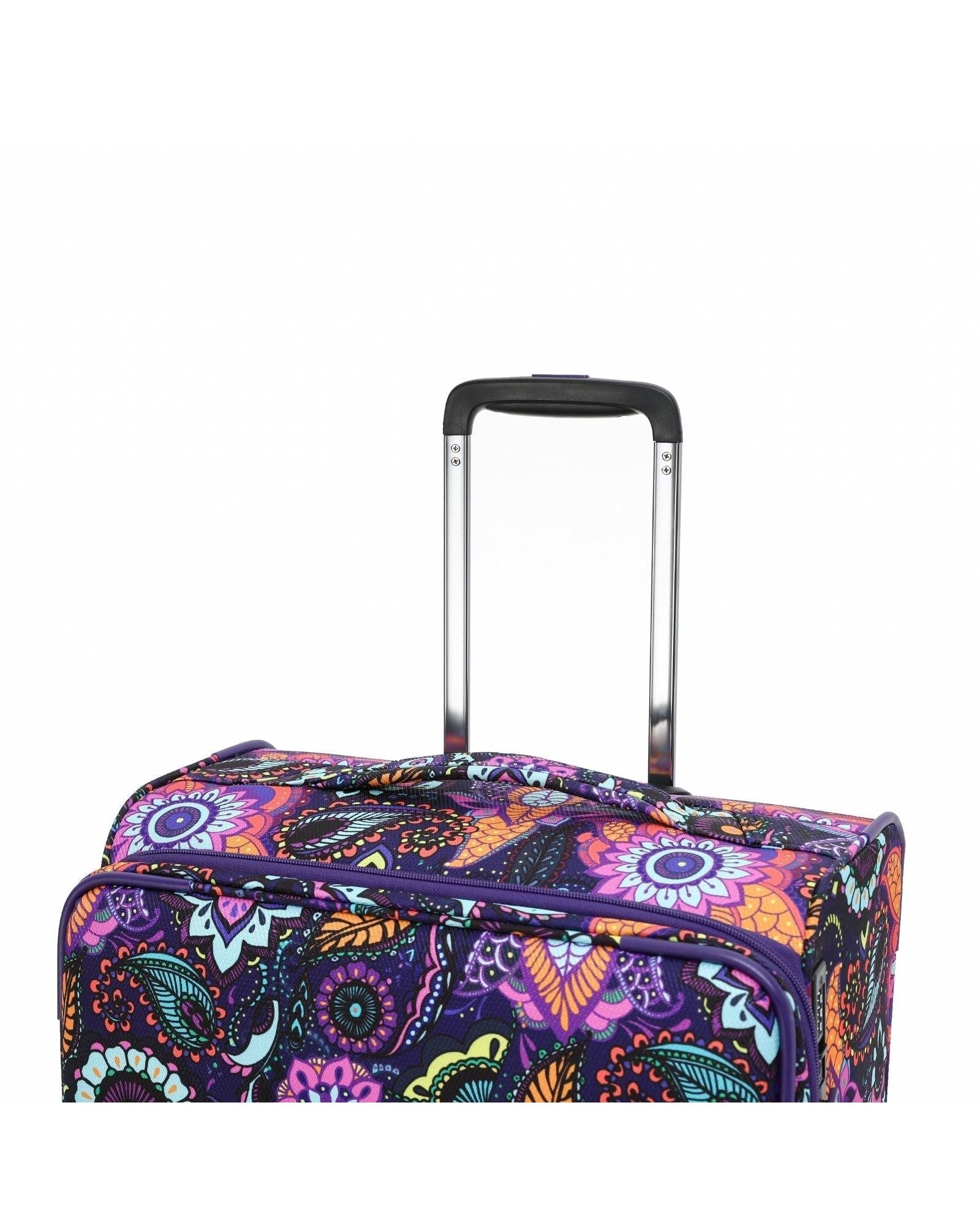 Tosca So Lite Expandable Softside Carry-On Spinner Suitcase - 54cm - Paisley Image 8