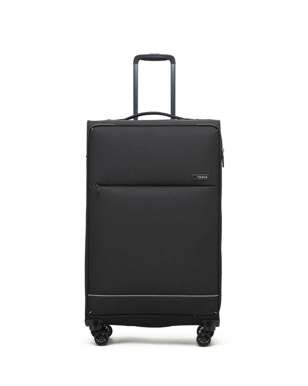 Tosca So Lite Softside Spinner Luggage Set - Black Front Image 2