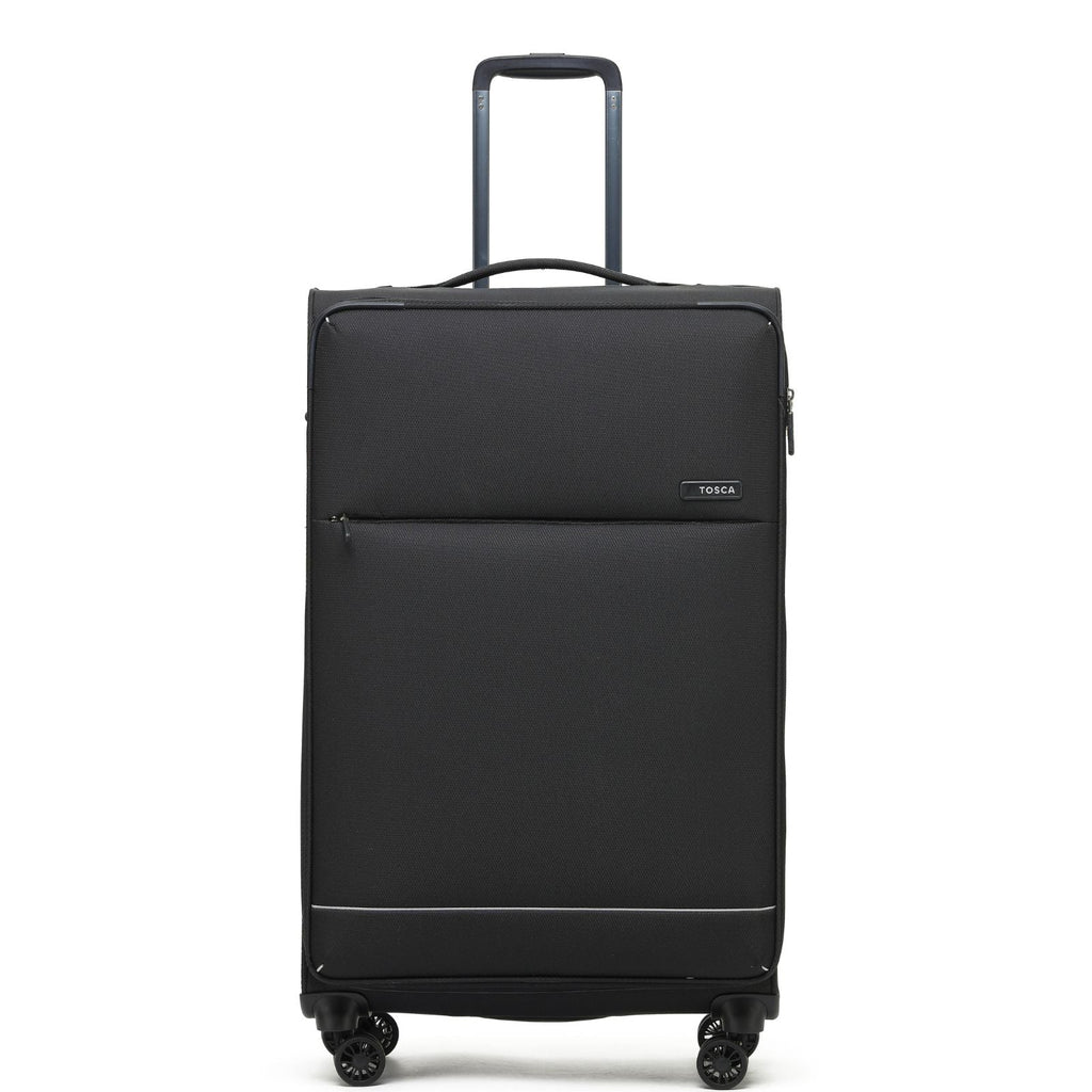 Tosca So Lite Softside Spinner Luggage Set - Black