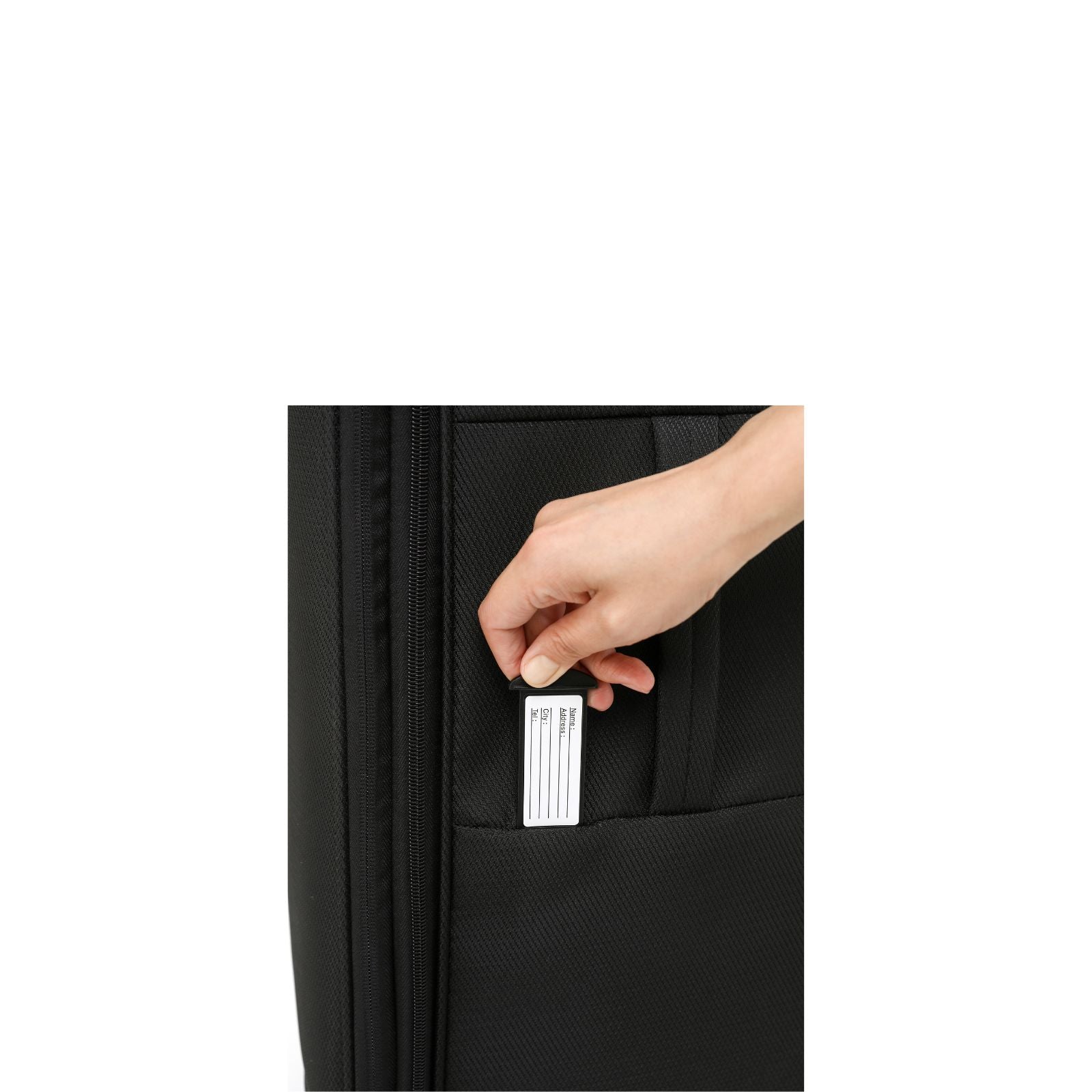 Tosca So Lite Expandable Softside Large Spinner Suitcase - 79cm - Black