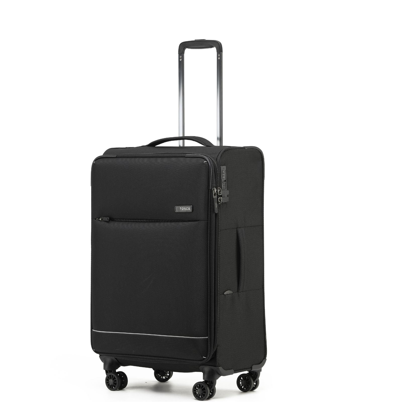 Tosca So Lite Expandable Softside Medium Spinner Suitcase - 67cm - Black