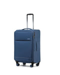 Tosca So Lite Expandable Softside Medium Spinner Suitcase - 67cm - Blue Front Left Image 1