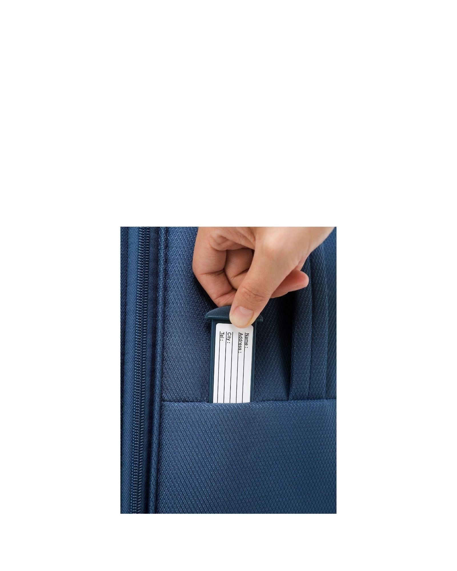 Tosca So Lite Softside Spinner Luggage Set - Blue Image 6
