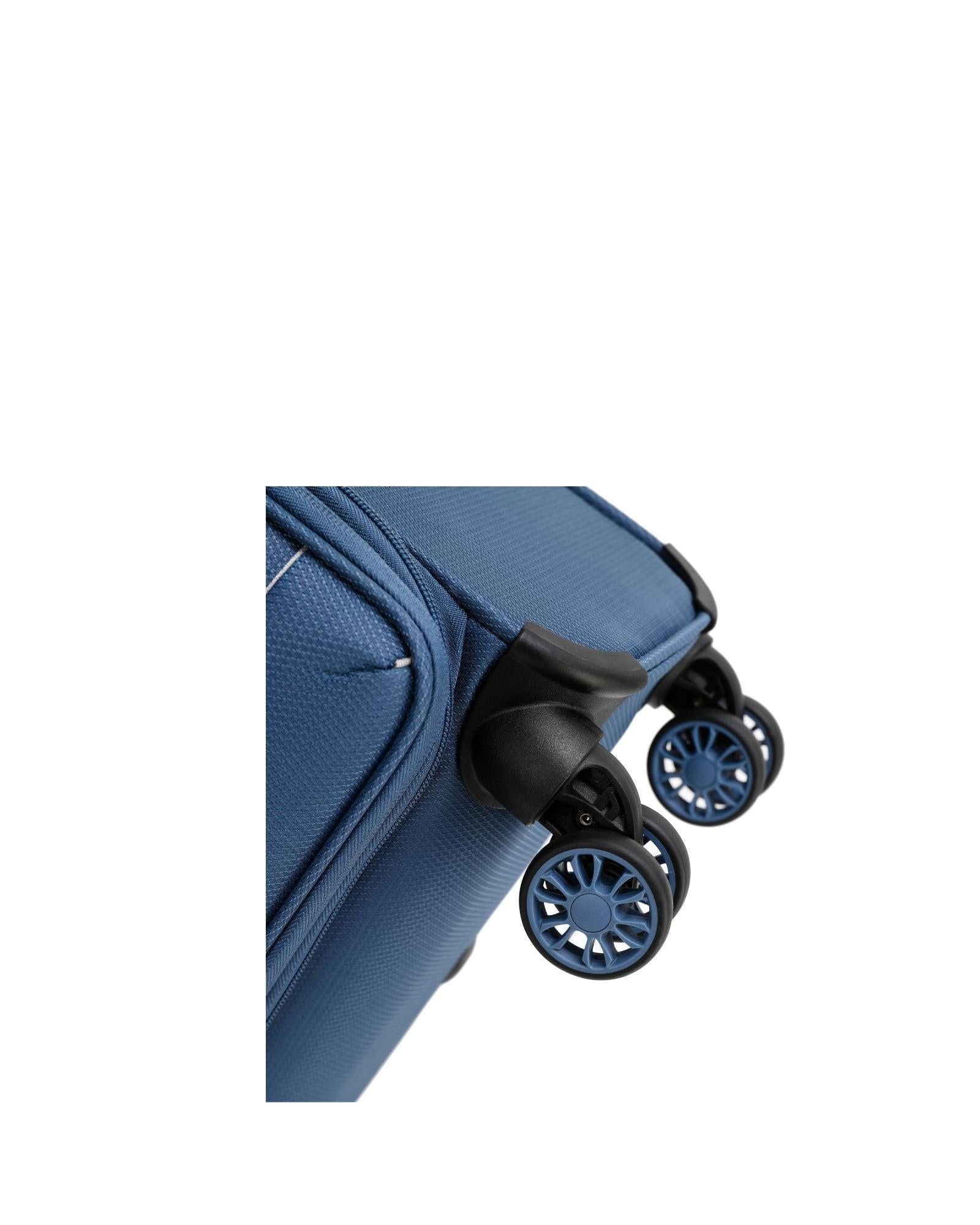Tosca So Lite Expandable Softside Medium Spinner Suitcase - 67cm - Blue Image 7