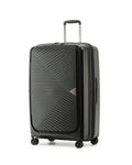 Tosca Space-X Expandable Hardside Large Spinner Suitcase - 76cm - Black Front Left Image 1