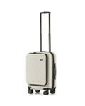 Tosca Zen Front Opening Hardside Carry-On Spinner Suitcase - 53cm - Stone Front Right Image 1