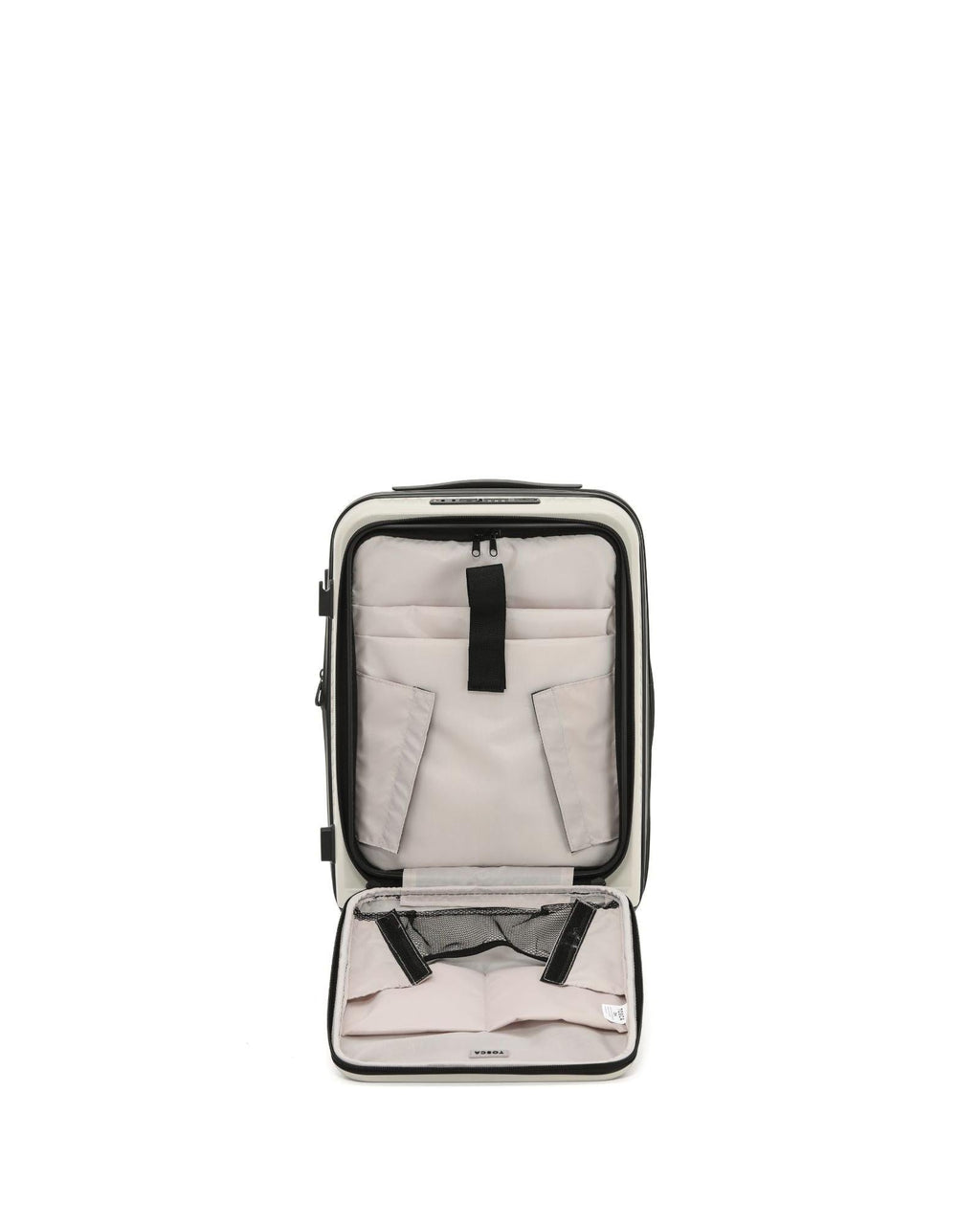 Tosca Zen Front Opening Hardside Carry-On Spinner Suitcase - 53cm - Stone Interior Front Image 4