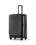 Tosca Zen Front Opening Hardside Large Spinner Suitcase - 77cm - Black Front Right Image 1