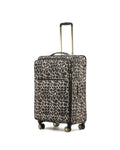 Tosca So Lite Expandable Softside Medium Spinner Suitcase - 67cm - Leopard
