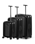 Victorinox Airox Hardside Frequent Black 3 Piece Set Front Right Image 1