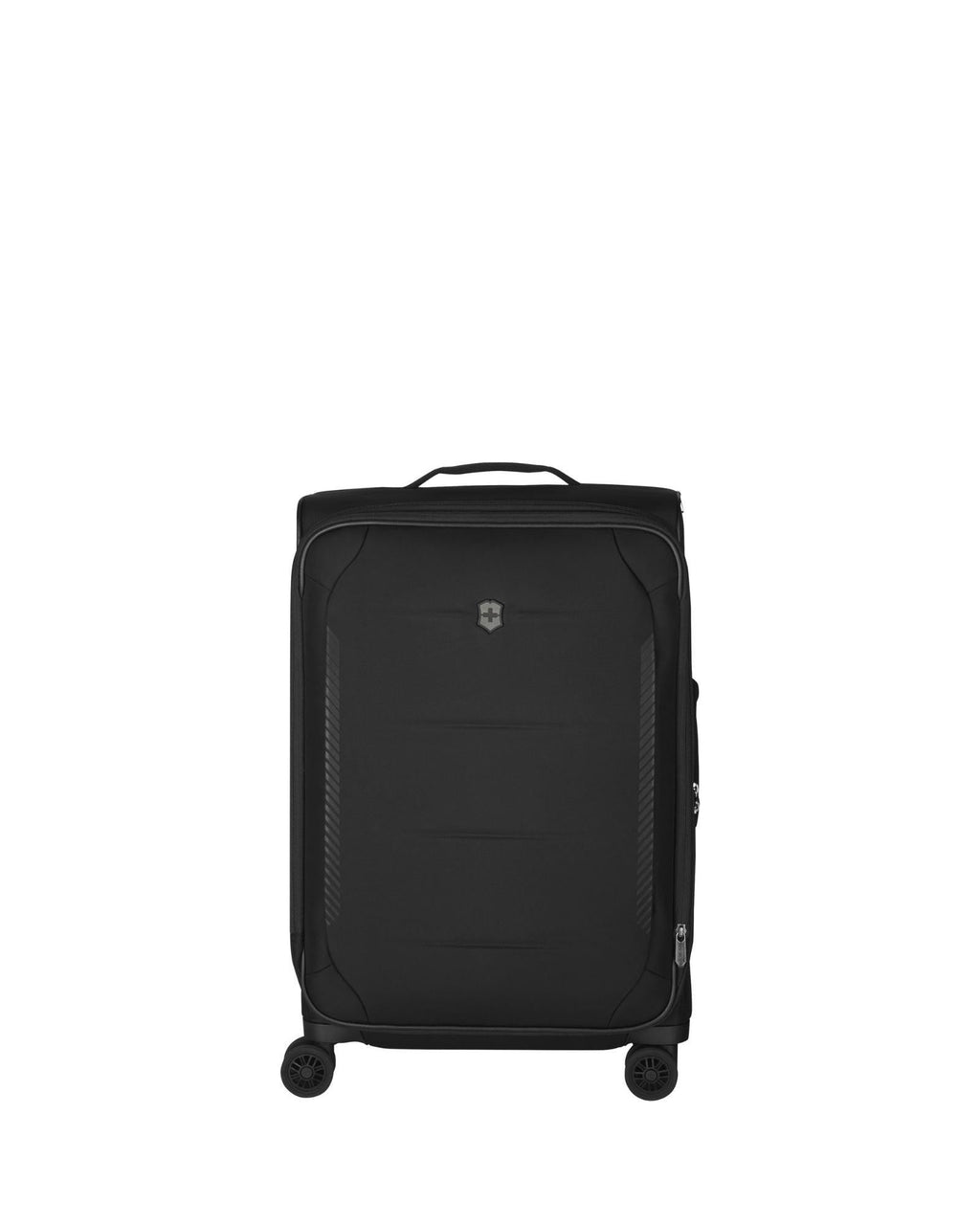 Victorinox Crosslight Softside Medium 68cm Spinner Suitcase Black Front Image 3