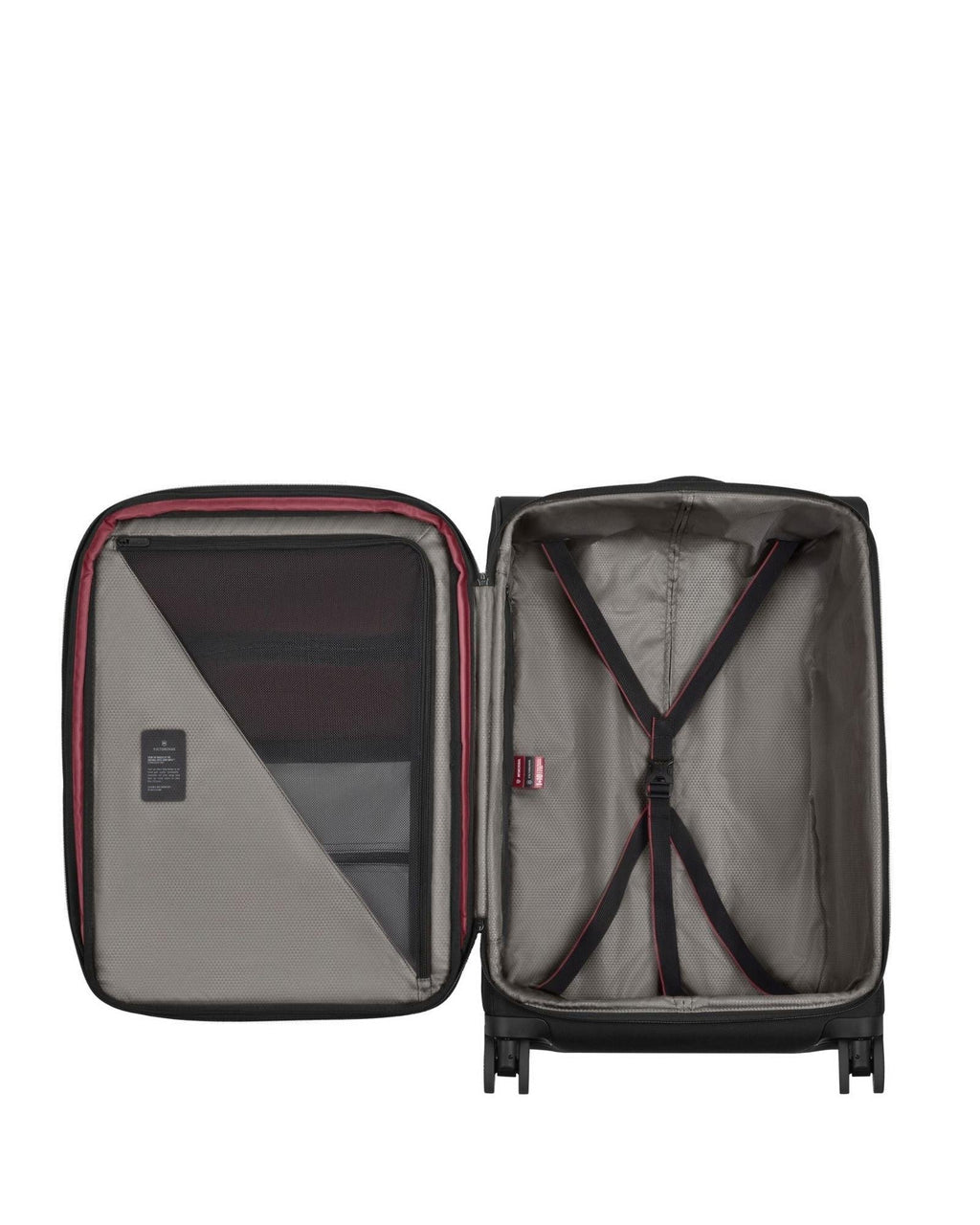 Victorinox Crosslight Softside Medium 68cm Spinner Suitcase Black Interior Image 6