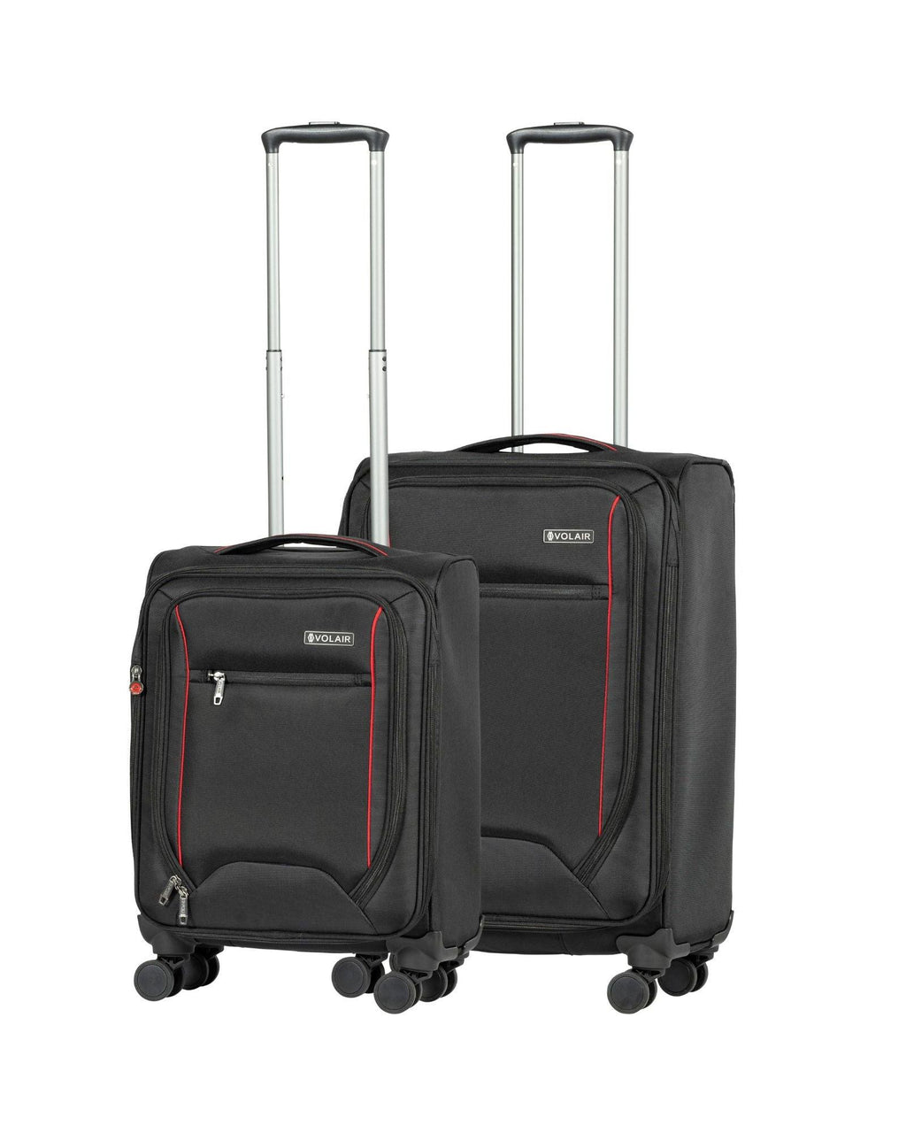 Volair Forte 4 Softside 2-Piece Spinner Luggage Set - Medium & Carry-On - Black Image 1