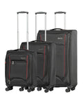 Volair Forte 4 Softside 3-Piece Spinner Luggage Set - Black Image 1