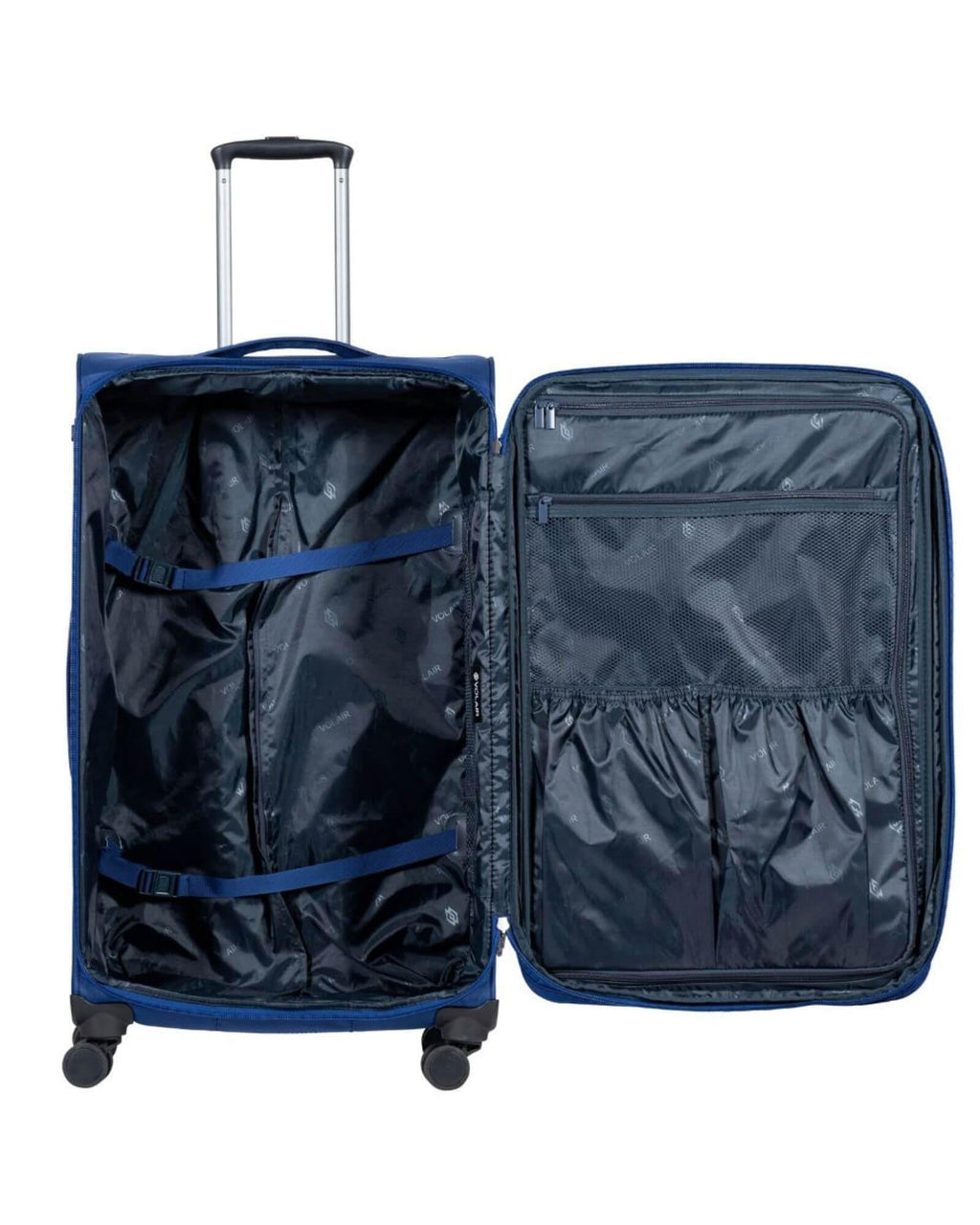 Volair Forte 4 Softside 2-Piece Spinner Luggage Set - Large & Carry-On - Navy Image 4