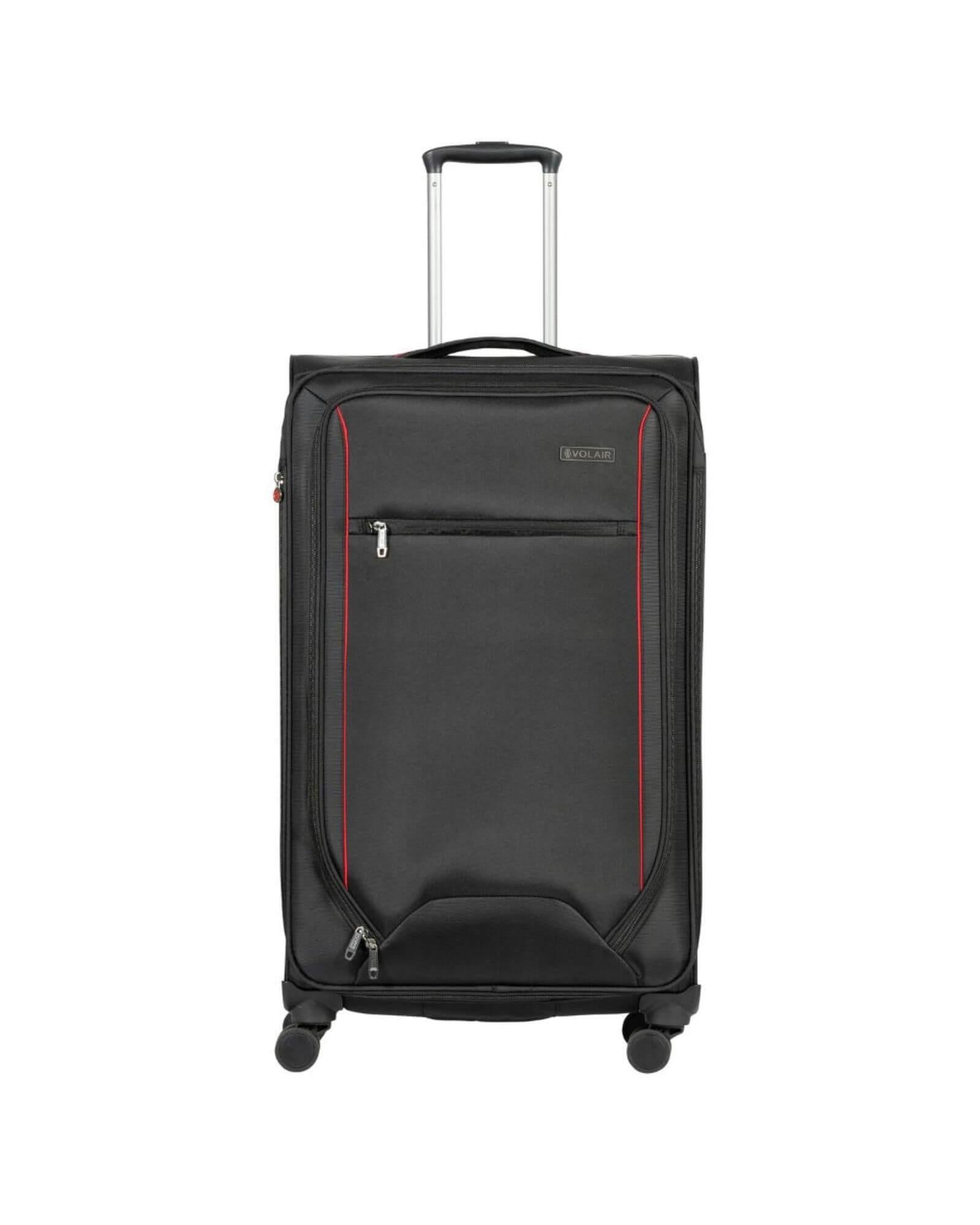 Volair Forte 4 Softside Large Spinner Suitcase - 82cm - Black Image 2