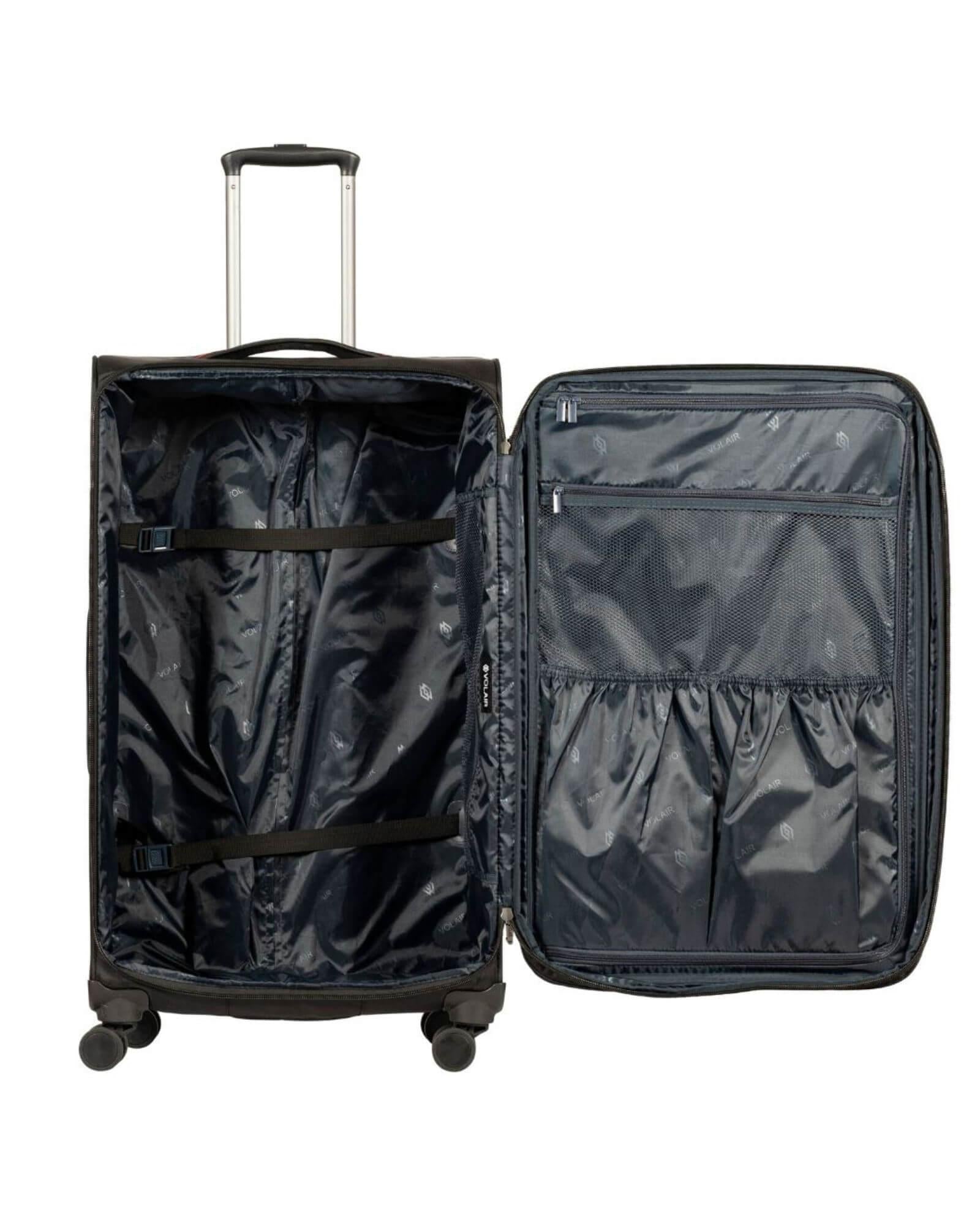 Volair Forte 4 Softside 3-Piece Spinner Luggage Set - Black Image 5