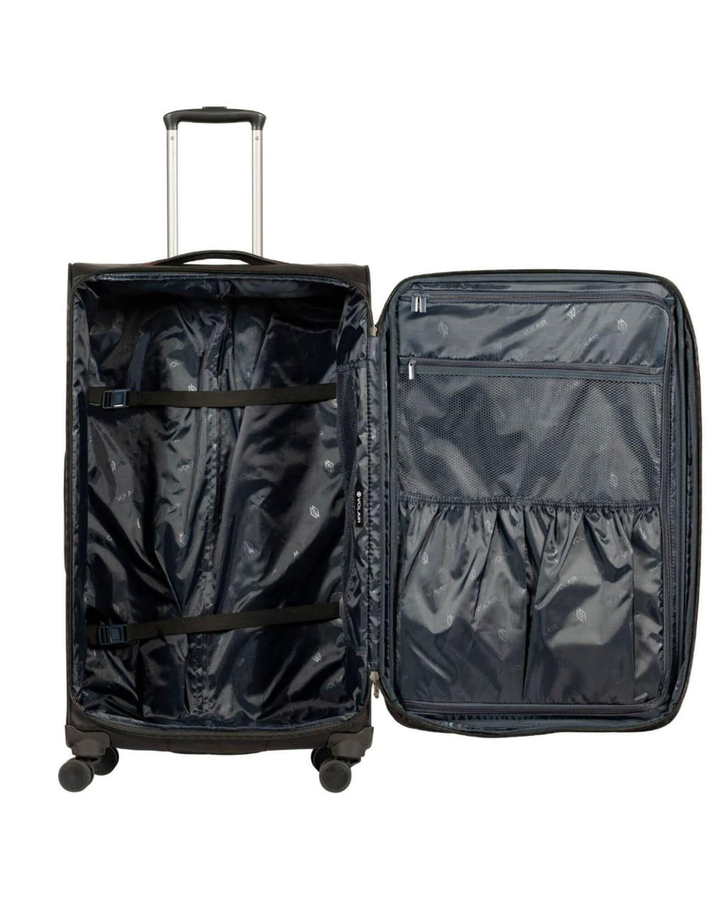 Volair Forte 4 Softside 2-Piece Spinner Luggage Set - Large & Carry-On - Black Image 4