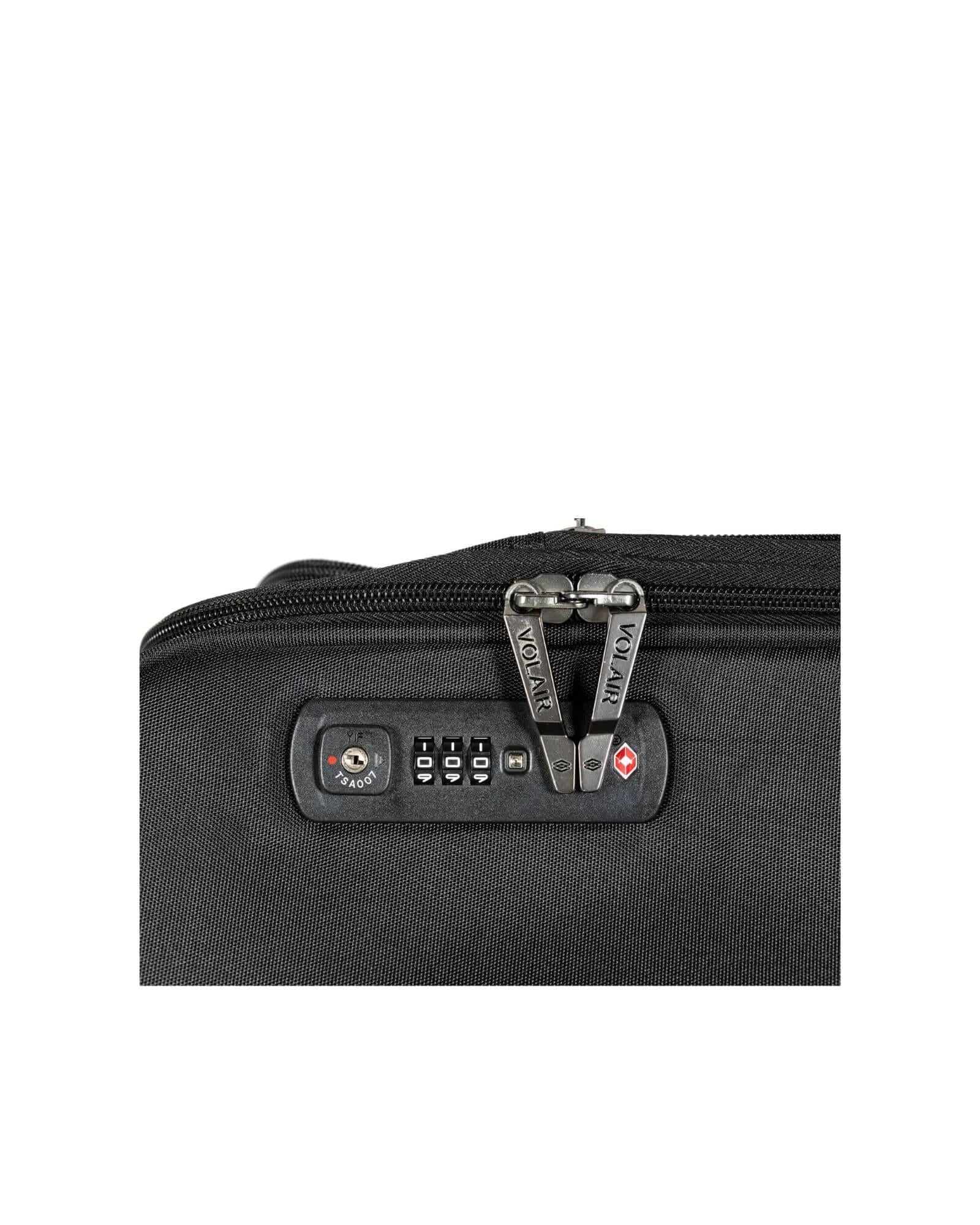 Volair Forte 4 Softside Carry-On Spinner Suitcase - 55cm - Black Image 6