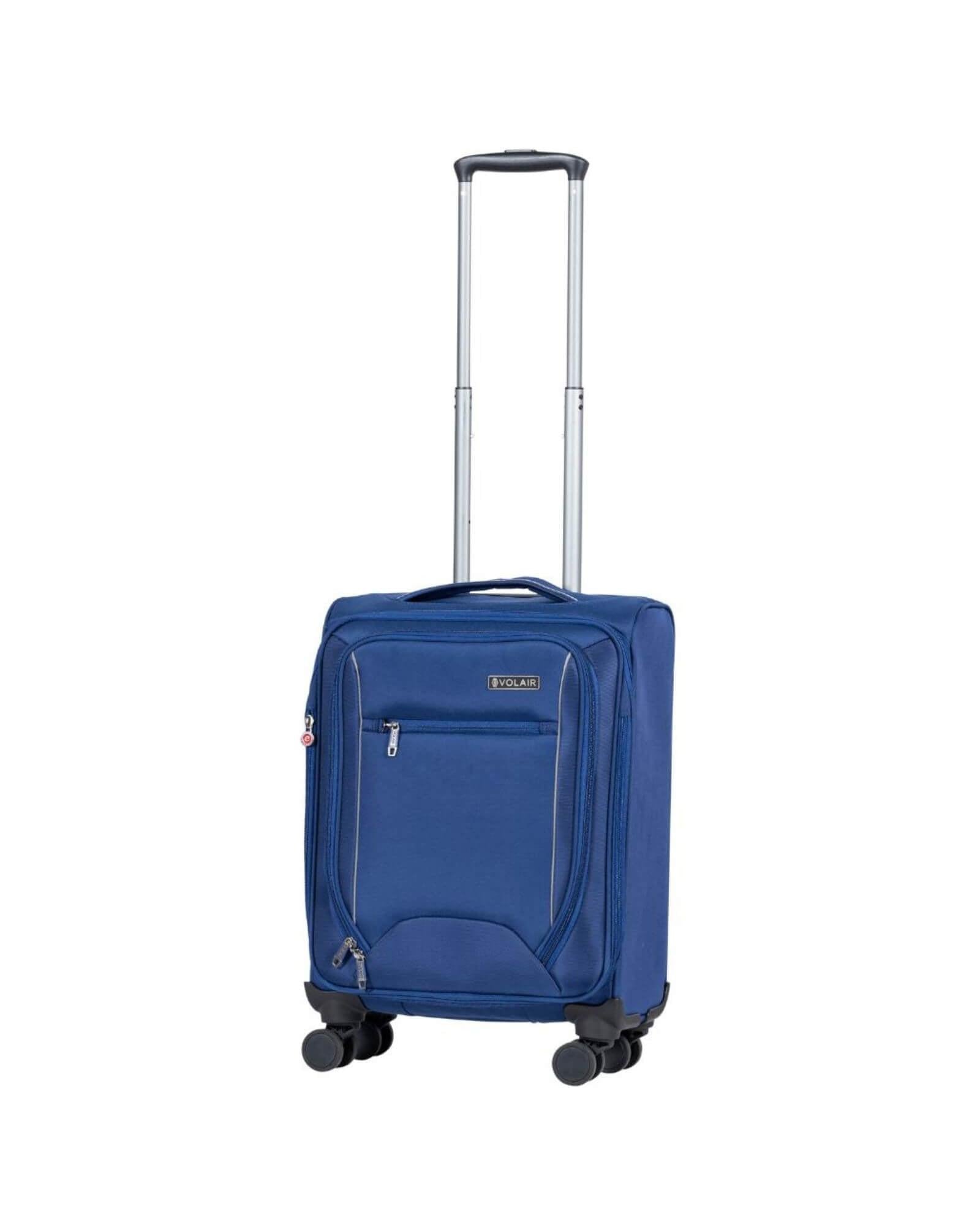 Volair Forte 4 Softside Carry-On Spinner Suitcase - 55cm - Navy Image 1
