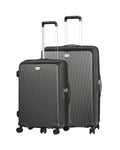 Volair Vmax Expandable Hardside 2-Piece Spinner Luggage Set - Large & Medium - Black Front Right Image 1