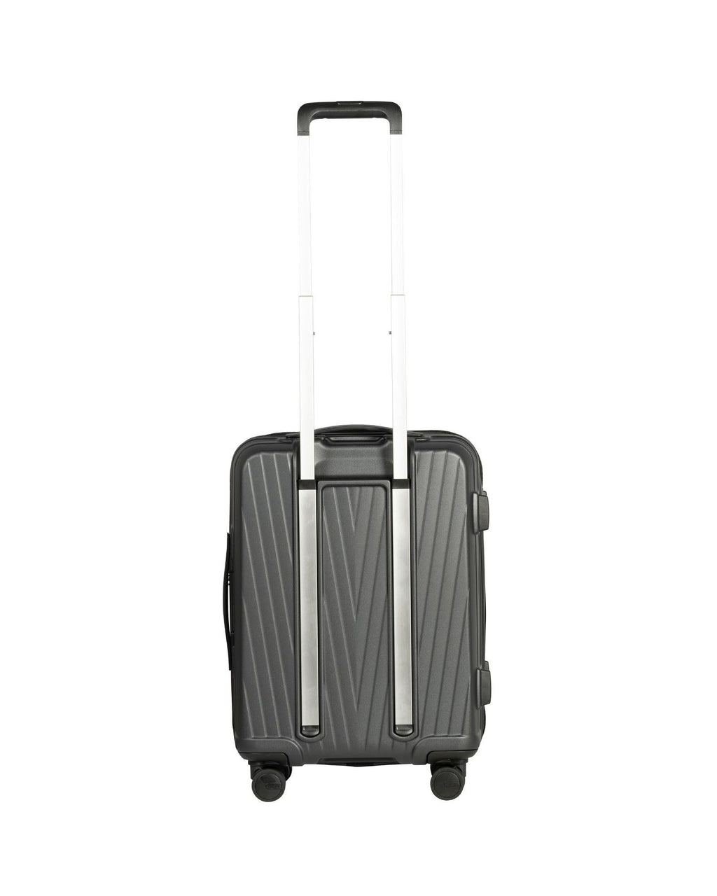 Volair Vmax Expandable Hardside Carry-On Spinner Suitcase - 55cm - Black Back Image 4