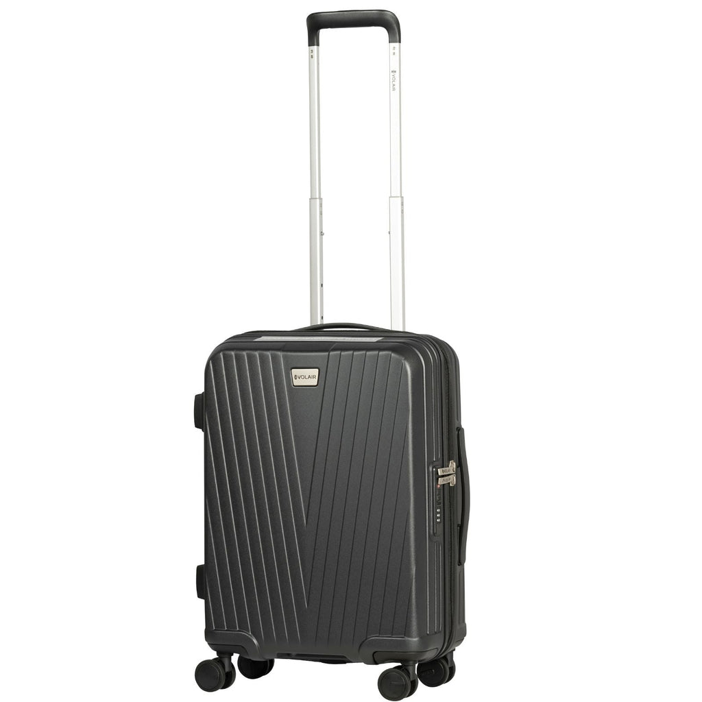 Volair Vmax Expandable Hardside Carry-On Spinner Suitcase - 55cm - Black