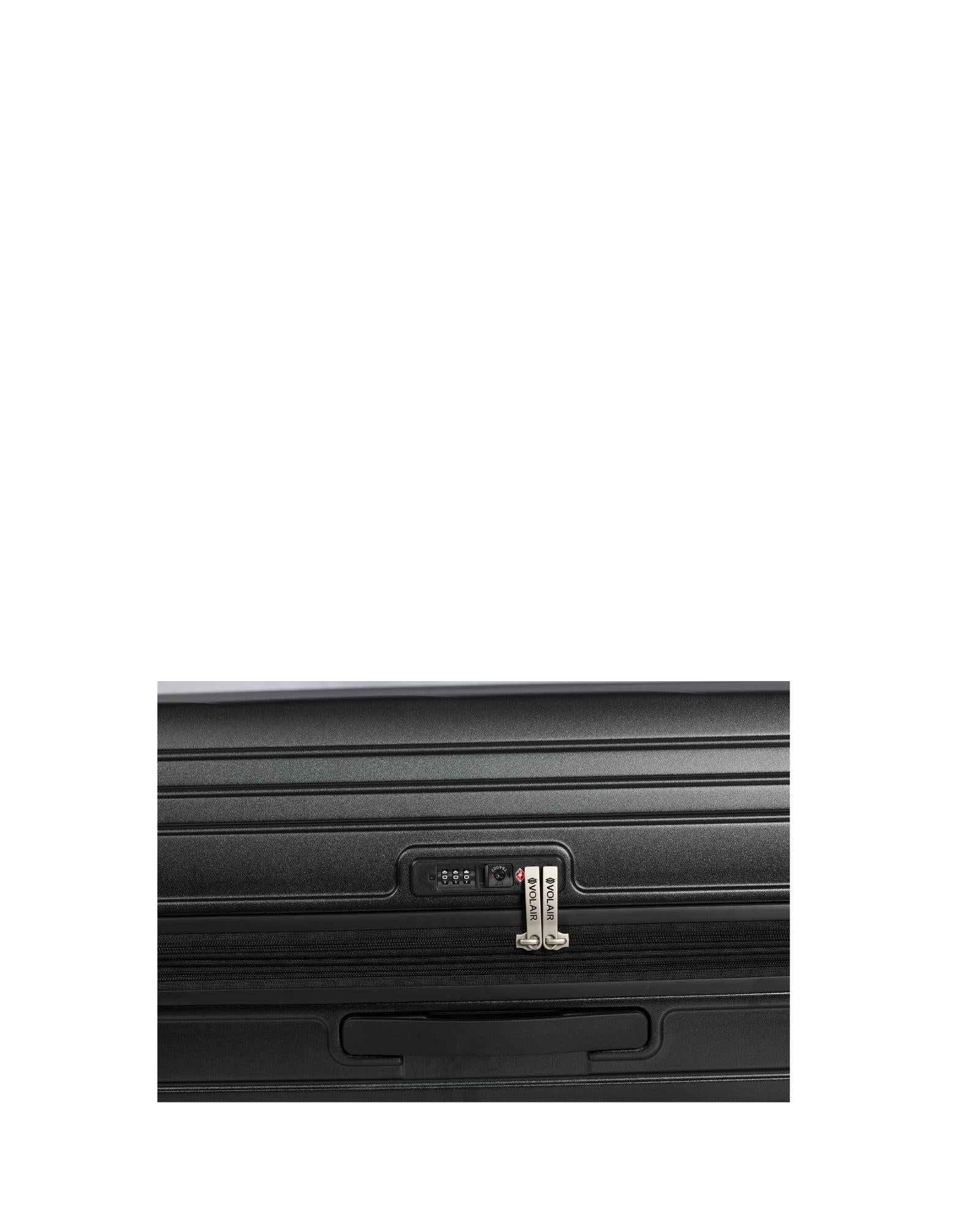 Volair Vmax Expandable Hardside Carry-On Spinner Suitcase - 55cm - Black Image 6