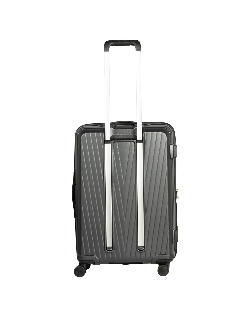 Volair Vmax Expandable Hardside 2-Piece Spinner Luggage Set - Medium & Carry-On - Black Back Image 4
