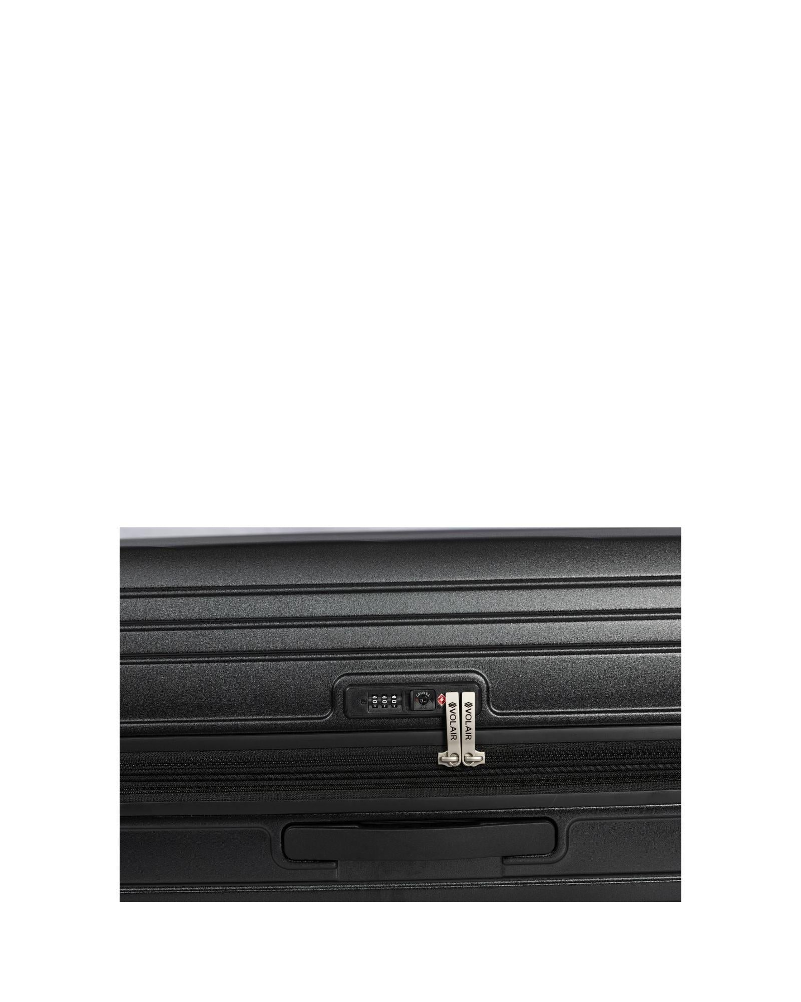 Volair Vmax Expandable Hardside 2-Piece Spinner Luggage Set - Medium & Carry-On - Black Image 6