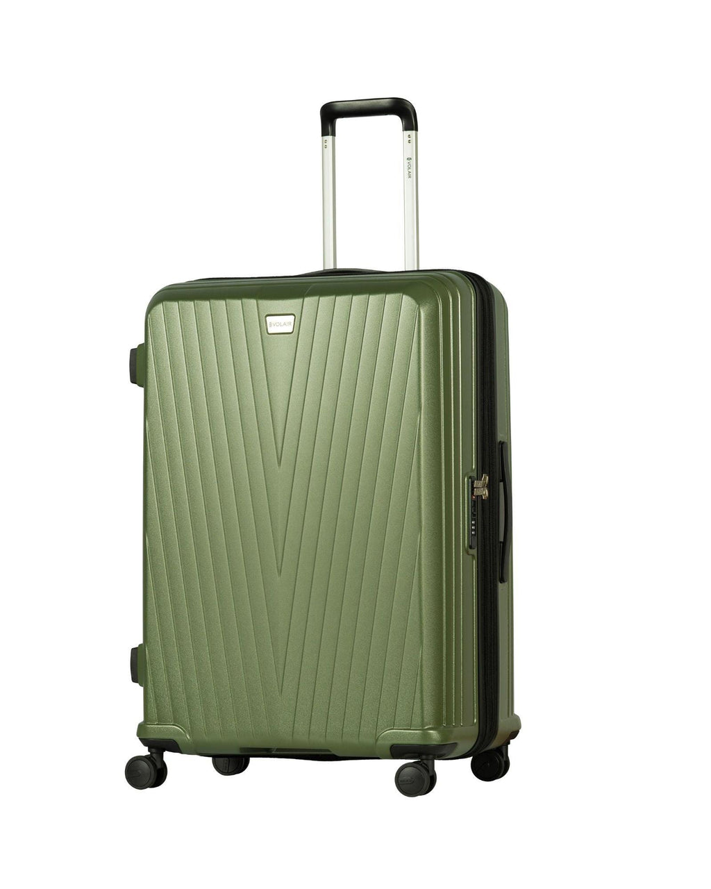 Volair Vmax Expandable Hardside Large Spinner Suitcase - 78cm - Chive Green Front Right Image 1