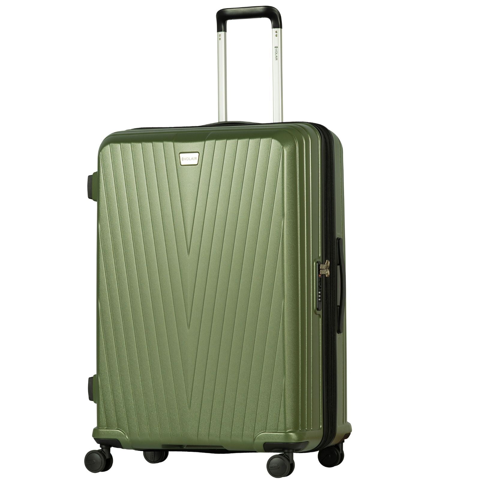 Volair Vmax Expandable Hardside Large Spinner Suitcase - 78cm - Chive Green