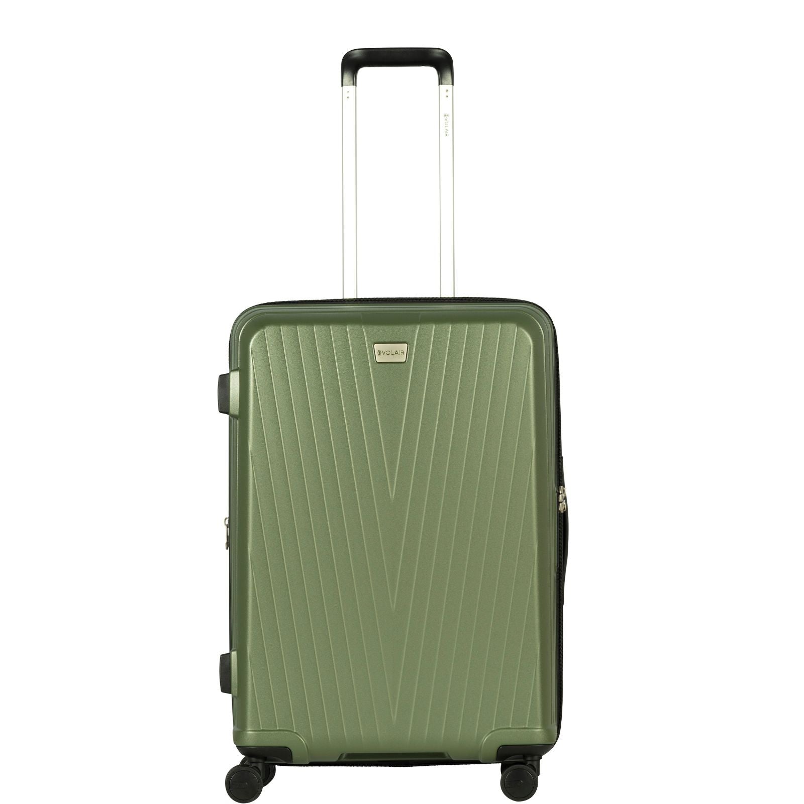 Volair Vmax Hardside 3 Piece EXP Spinner Suitcase Set Chive Green