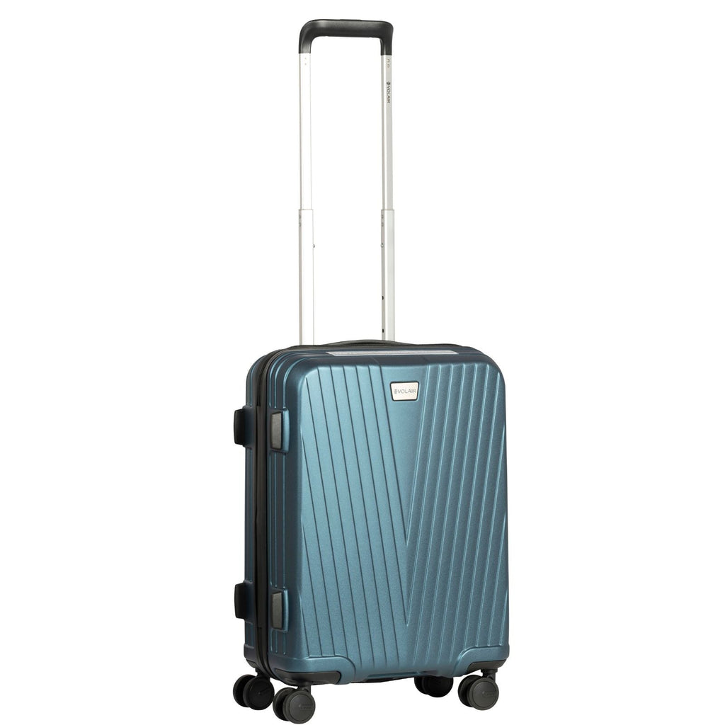 Volair Vmax Expandable Hardside Carry-On Spinner Suitcase - 55cm - Steel Blue