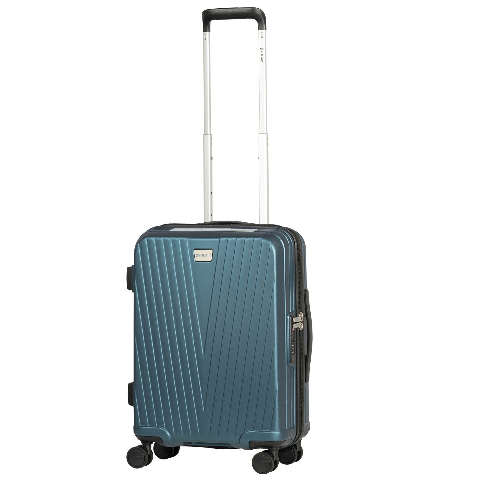 Volair Vmax Expandable Hardside Carry-On Spinner Suitcase - 55cm - Steel Blue