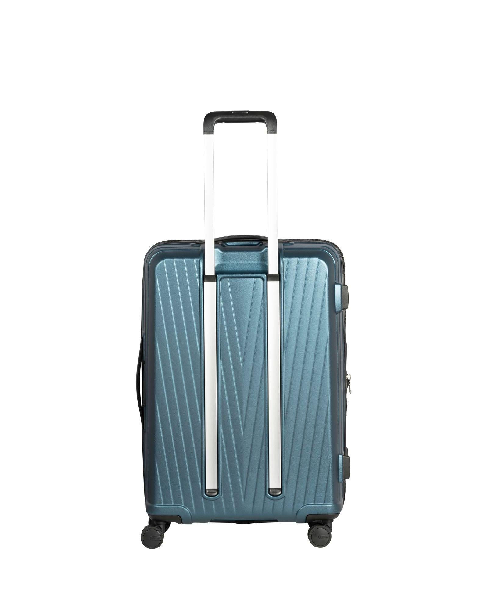 Volair Vmax Expandable Hardside 2-Piece Spinner Luggage Set - Large & Medium - Steel Blue Back Image 4