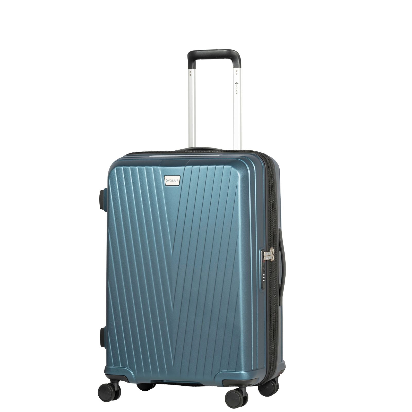 Volair Vmax Expandable Hardside Medium Spinner Suitcase - 68cm - Steel Blue