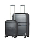 Volair Zurich Hardside 2-Piece Spinner Luggage Set - Large & Carry-On - Black Image 1