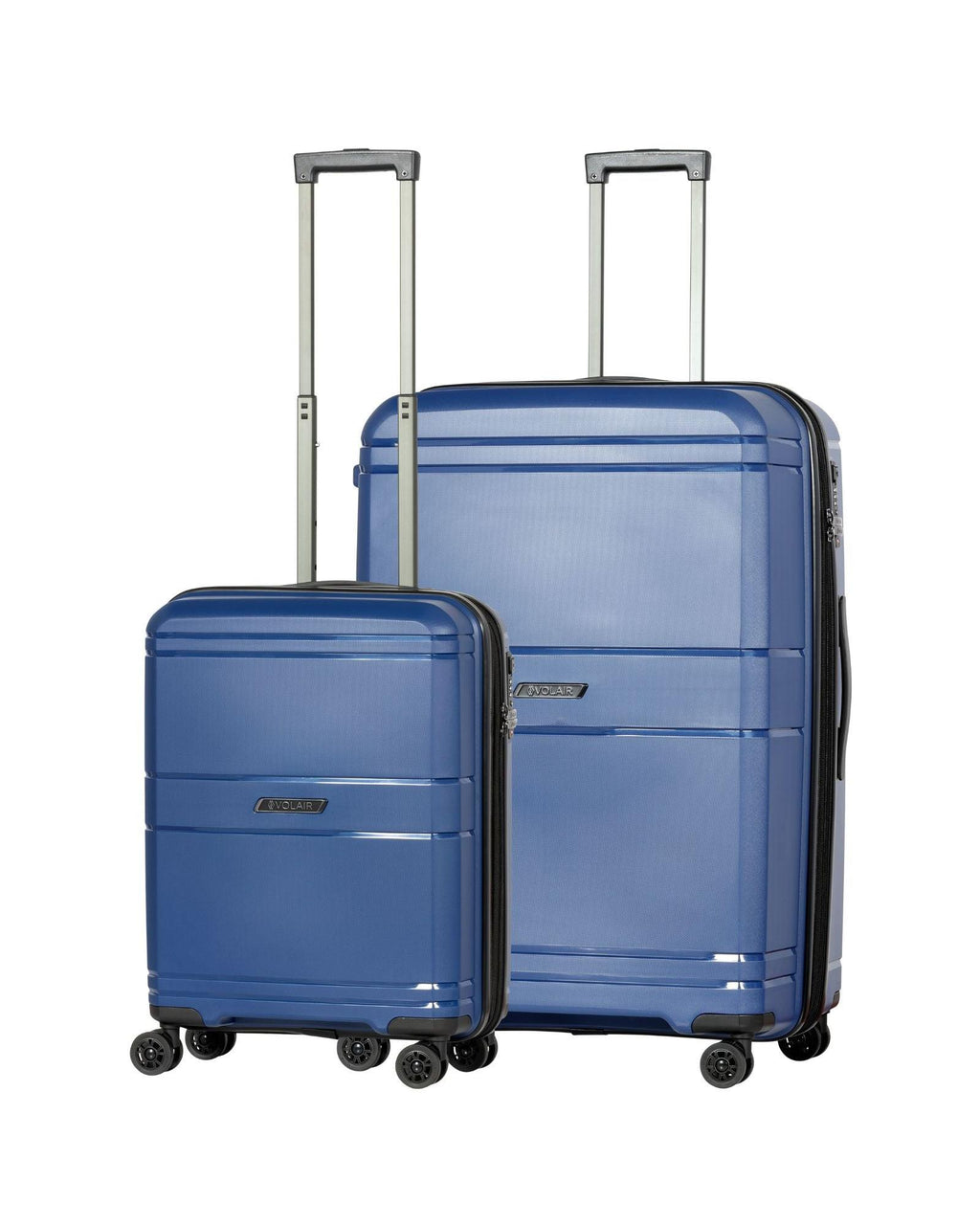 Volair Zurich Hardside 2-Piece Spinner Luggage Set - Large & Carry-On - Navy Image 1