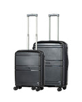 Volair Zurich Hardside 2-Piece Spinner Luggage Set - Medium & Carry-On - Black Image 1
