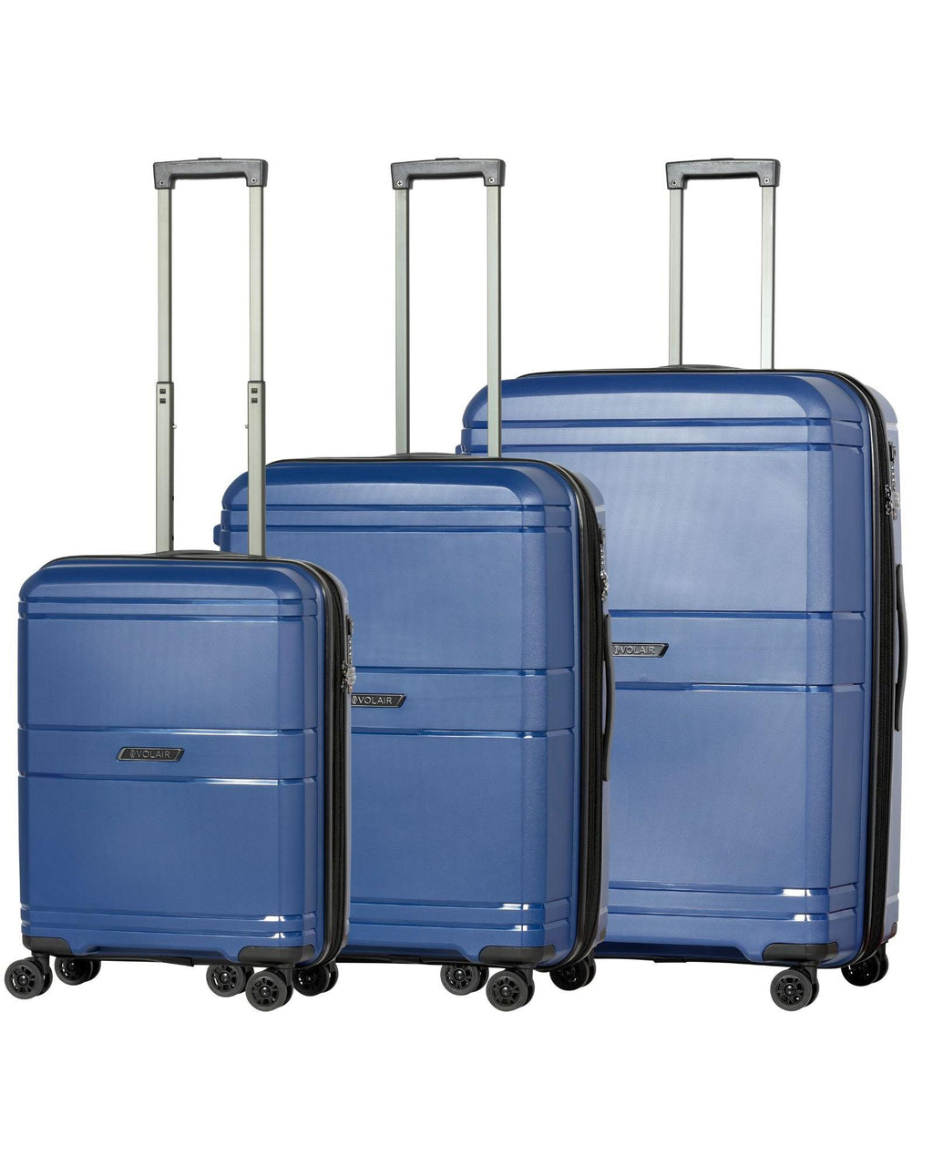Volair Zurich Hardside 3-Piece Spinner Luggage Set - Navy Image 1